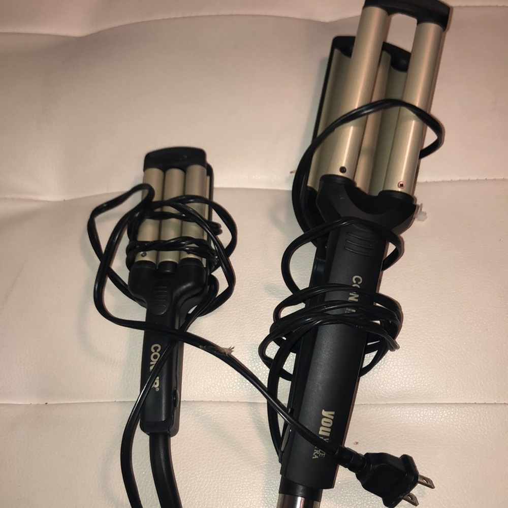 Conair crimping hair irons